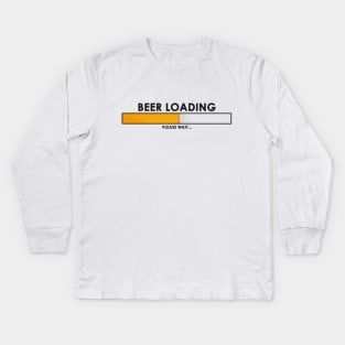 Beer loading Kids Long Sleeve T-Shirt